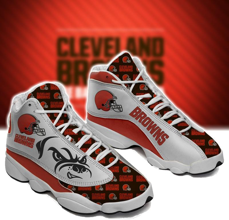 Women's Cleveland Browns Limited Edition JD13 Sneakers 005 Women's Cleveland Browns Limited Edition JD13 Sneakers 005